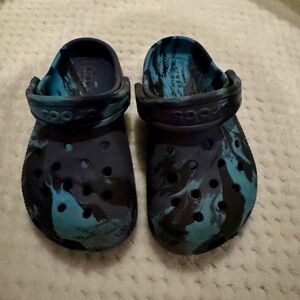 Kids Aqua and Blue CrocS